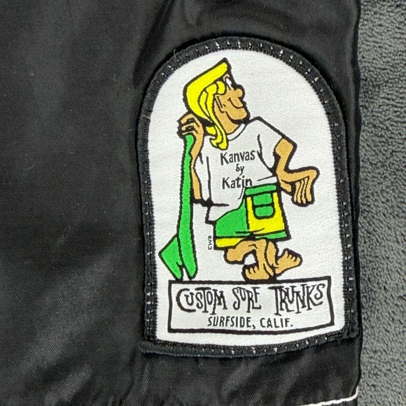 Kanvas by Katin Heritage Collection Mens Black Board Shorts Surf Trunks Size 36 - Picture 4 of 10